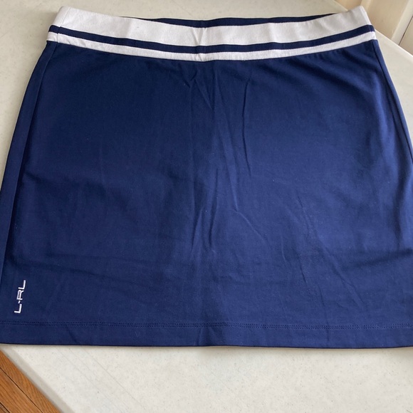 Lauren Ralph Lauren Pants - Lauren Ralph Lauren Navy Blue Skort with White Stripes